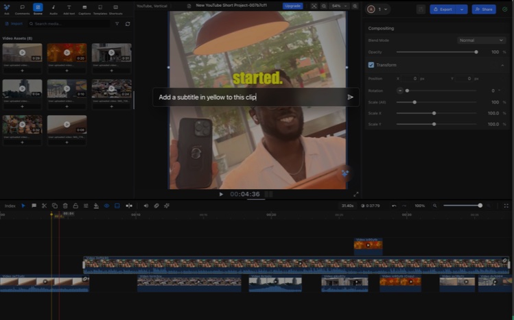 AI video creation