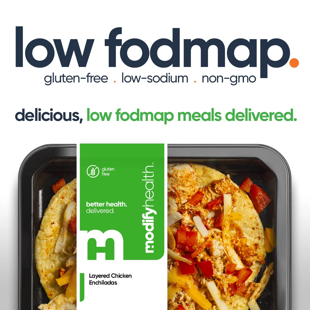 Static ad example: ModifyHealth low fodmap meal delivery ad