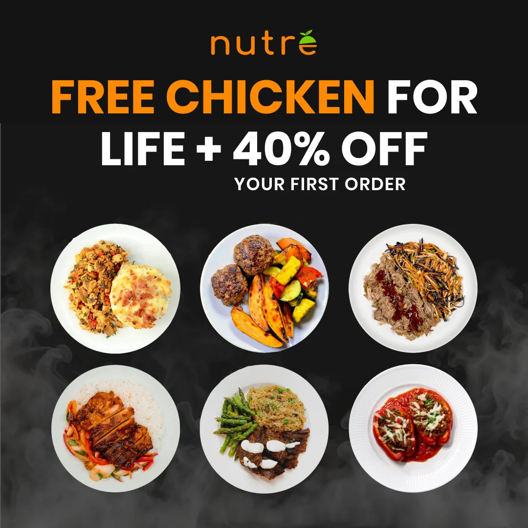 Static ad example: Nutre free chicken for life offer ad