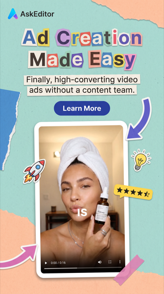 Example AI image ad